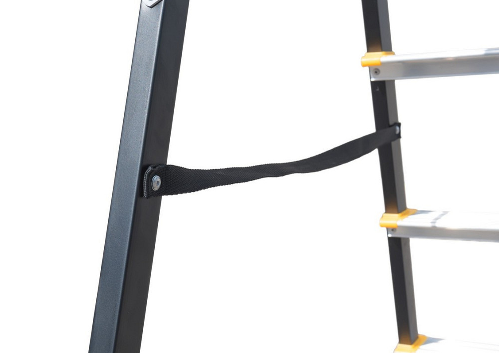 Лестница алюминий/сталь MASTERTOOL 6 ступеней h=1282 мм max 150 кг 79-1206 Харків - зображення 9