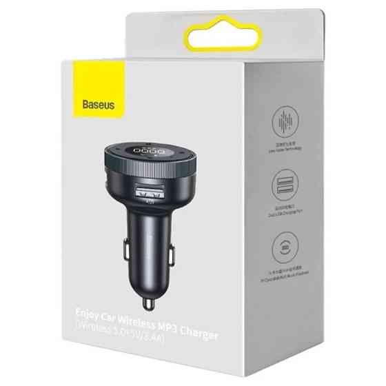 АЗУ FM модулятор Baseus Enjoy 17W (2USB-A) (CCLH-01) Херсон