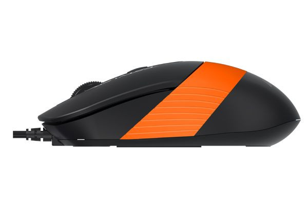 Мышь компьютерная проводная A4Tech Fstyler FM10 Black/Orange оранжевая Киев - изображение 2