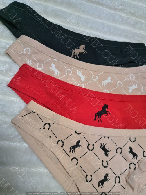 Женские трусы-бразилианы с рисунком ТМ "Obrana" (арт. 200-20/2) Кривий Ріг - зображення 3