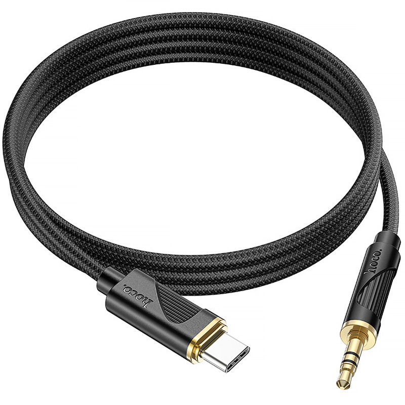 Аудио кабель Aux Hoco UPA30 Friend (Type-C to AUX 3.5mm) (1m) Херсон - изображение 4