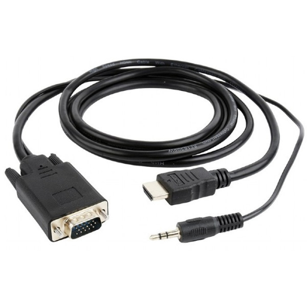 Кабель Cablexpert HDMI-VGA 5м Чорний (A-HDMI-VGA-03-5M) (Код товару:42073) Харьков - изображение 1