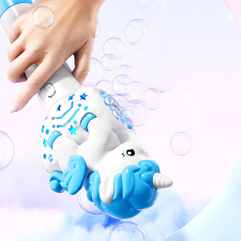 Пистолет с мыльными пузырями H055 Little Unicorn + bottle 50ml Херсон - зображення 2