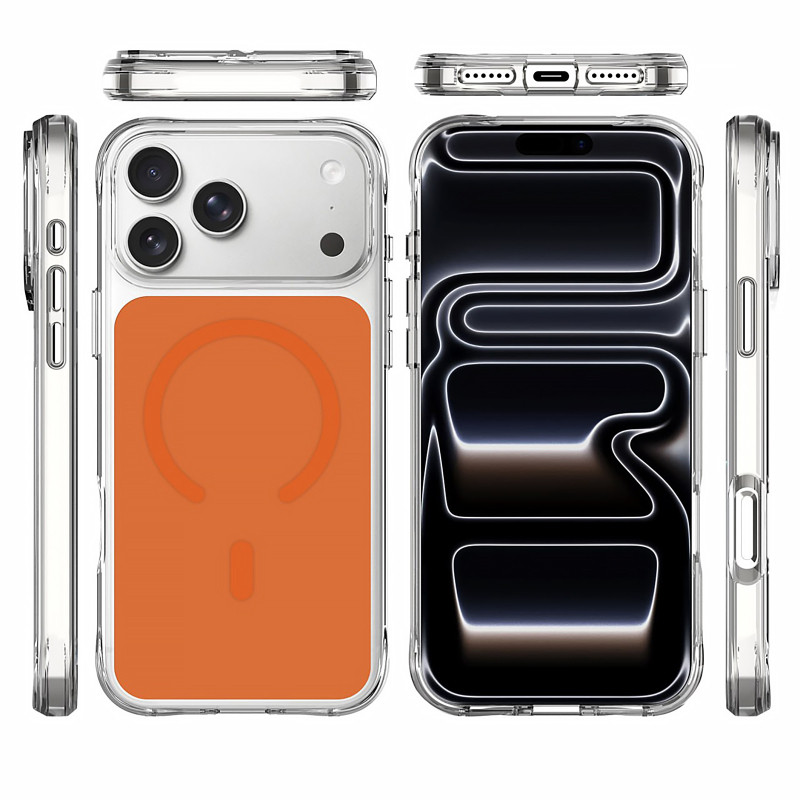 Чехол TPU+PC Space Pure Color with Magnetic Fit для Apple iPhone 17 Pro Max / 18 Pro Max (6.9") Херсон - зображення 3