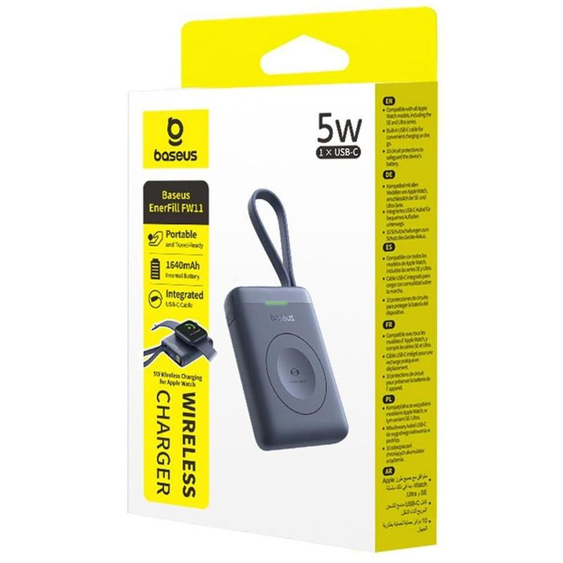 Портативное ЗУ Power Bank Baseus EnerFill FW11 for Apple Watch 5W 1640 mAh (E02053) Херсон - зображення 4