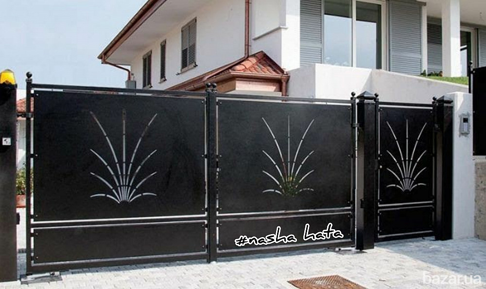 Якісні ворота розпашні та відкатні від виробника огорож Наша Хата Черкаси - зображення 5