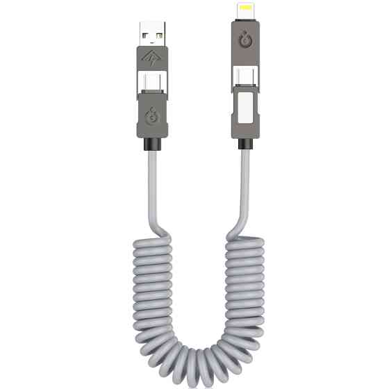 Дата кабель Amaya ACD-340 4in1 Type-C/USB to Lightning/Type-C 240W (2m) Херсон