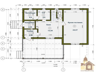 Купити зруб будинку з бруса під ключ Одеса - зображення 3