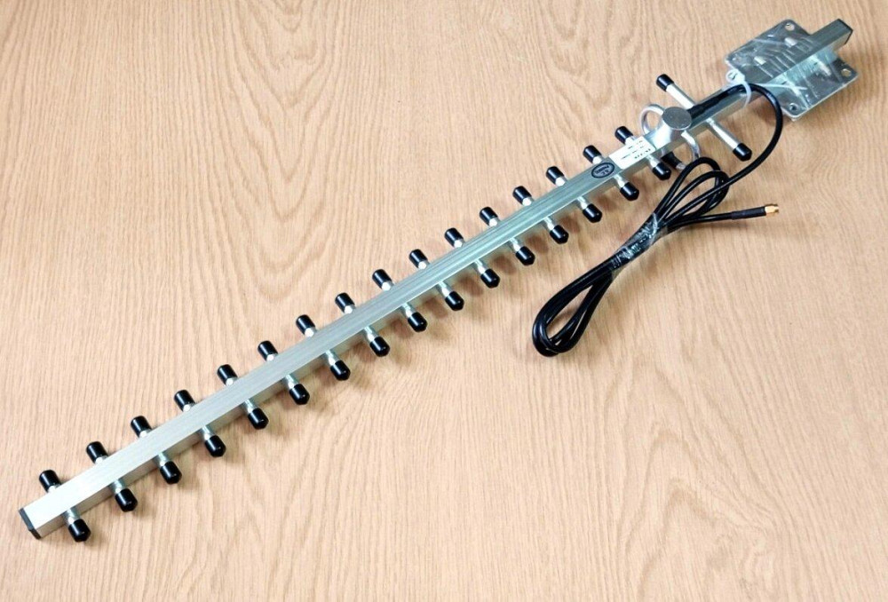 Антенна Yagi 1700-2700 МГц, 18 dBi, до 25 Вт, кабель 1,5 м, RP SMA-male Днепр - изображение 1