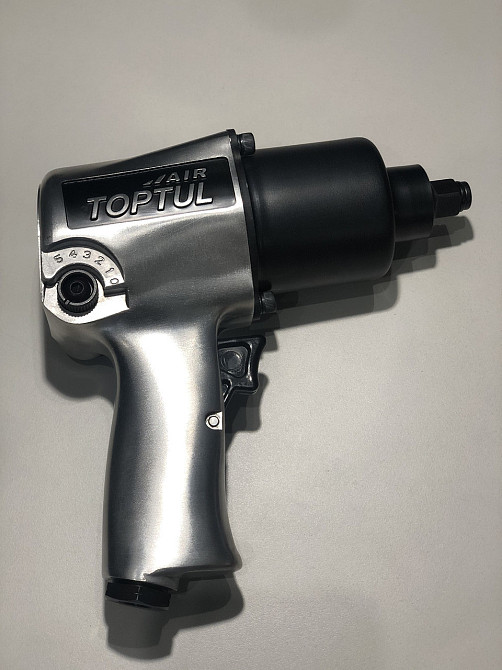 Гайковерт для автосервиса пневматический 1/2" 814N/m 8000об/мин TOPTUL KAAA1660B Харків - зображення 8