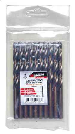 Сверло для металла GRANITE COBALT HSS 6.5х101 мм DIN338 6-05-065 Харьков