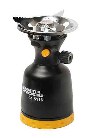 Примус газовый MASTERTOOL пьезоподжиг 2.16 кВт 154.3 г/час 44-5116 Харків