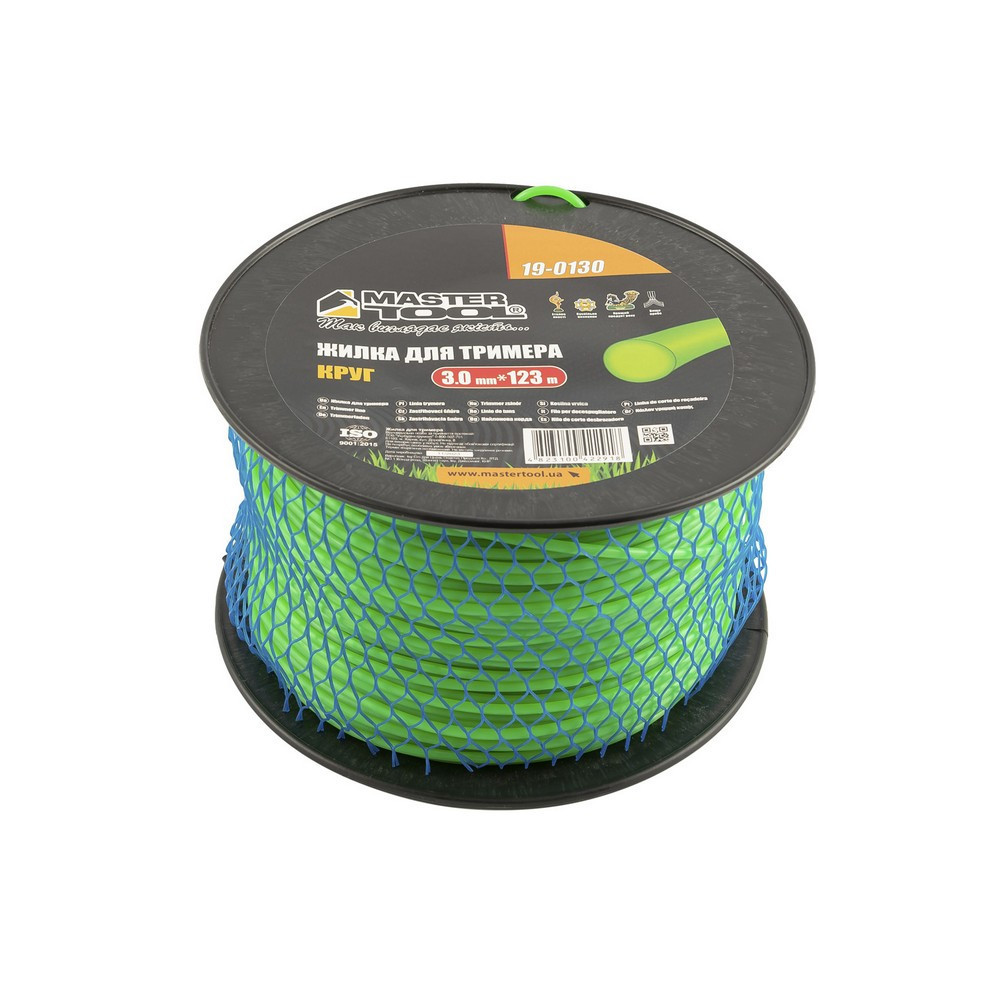 Леска для триммера MASTERTOOL КРУГ 3.00 мм 123 м катушка 19-0130 Харьков - изображение 1
