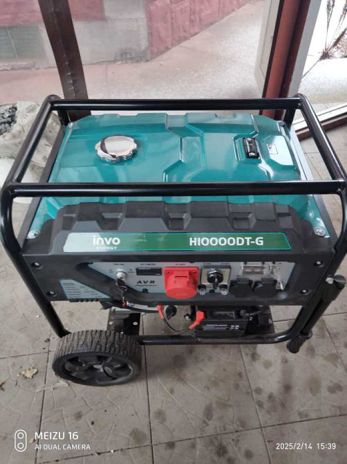 Продается  НОВЫЙ  ГЕНЕРАТОР,  бензино- газовый,  3 фазы,  8 КВТ. Київ - зображення 2