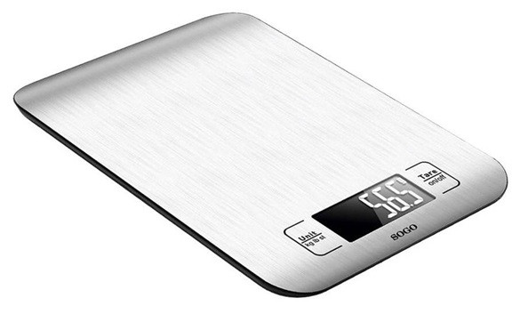Весы кухонные SOGO SS-3950 5 кг серебристые Киев - изображение 1