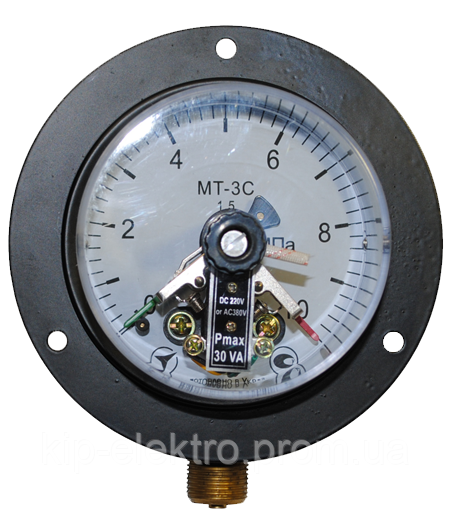 Манометр электроконтактный МТ-3С от 0 до 40 МПа (400 кгс/см2) - аналог ДМ2010СгУ2, ДМ2010-У2, ДМ2010 Киев - изображение 3