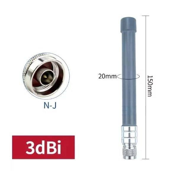 Антенна 680-1150/1630-1830/2180-3000MHz 3dBi, до 100W, 15 см, N разъем Дніпро - зображення 1