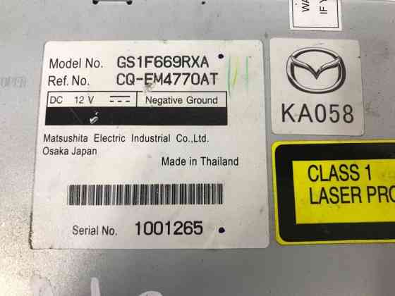 Магнитофон Mazda 6 2007-2013 GS1F669RXA (Арт. 8161) Київ
