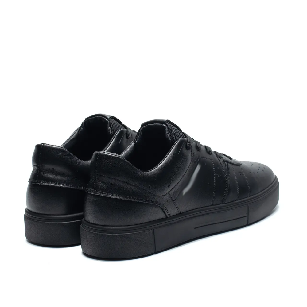 Мужские кожаные кроссовки J-Step Low Black Киев - изображение 11