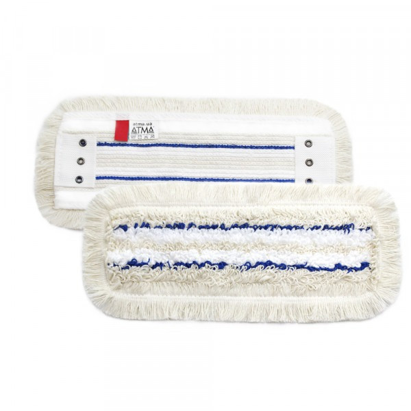 Моп 40см ТРІО Wet System микрофибра-полиестр-хлопок Київ - зображення 1