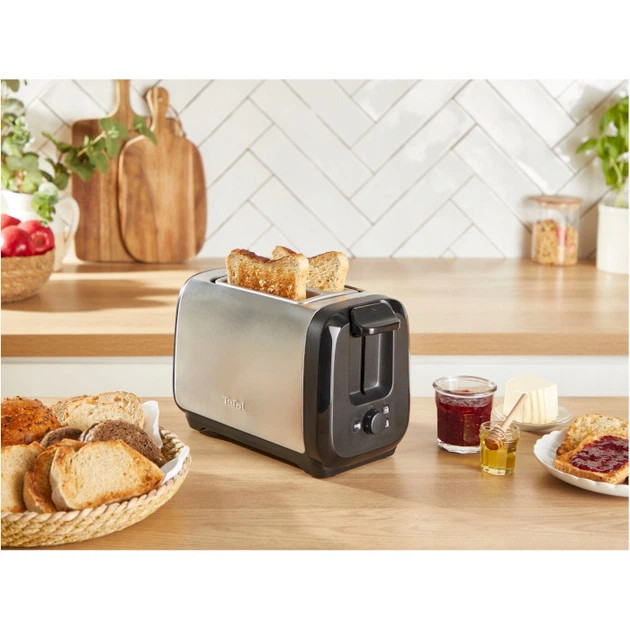 Тостер Tefal Subito TT5S1DE0 1300 Вт серебристый Київ - зображення 8