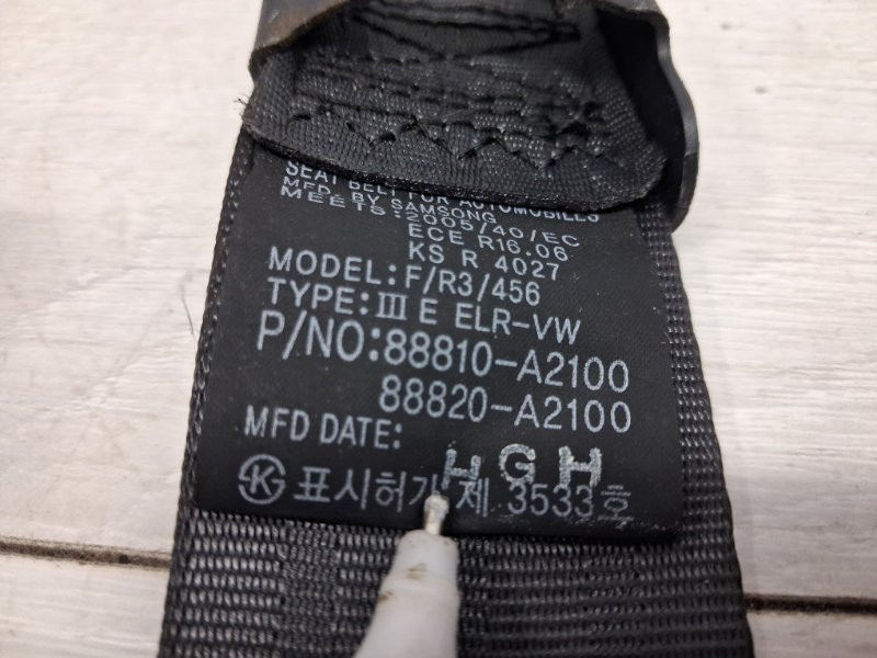 Ремень безопасности передний левый Kia Ceed 2012-2018 88810A2100WK (Арт. 60158) Киев - изображение 4