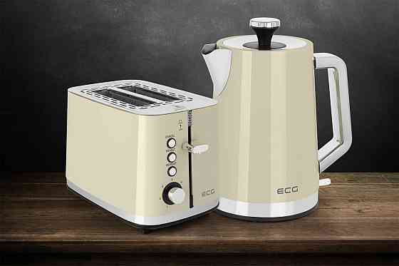 Тостер ECG ST 2766 Vintage Vanilla 925 Вт бежевый Киев