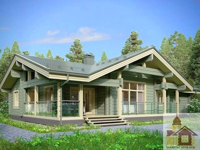 Купити зруб дерев’яного будинку «Верховіття» Одеса - зображення 6