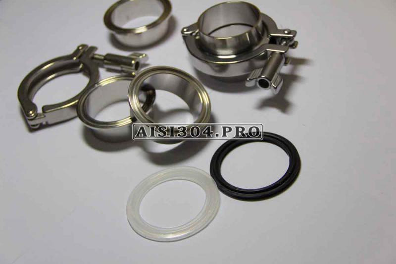 Кламп нержавеющий в сборе Dn 50 AISI 304 (Clamp) | TRiNOX Київ - зображення 4