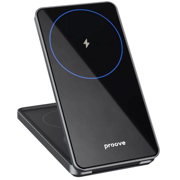 Бездротовий зарядний пристрій Proove Metal Edge 3 in 1 Gray (WSME15010003) (Код товару:39349) Харків - зображення 1