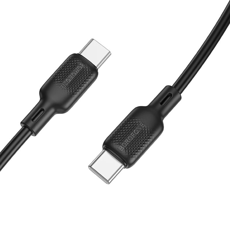 Дата кабель Borofone BX113 Lenny Type-C to Type-C 60W (2m) Херсон - зображення 4
