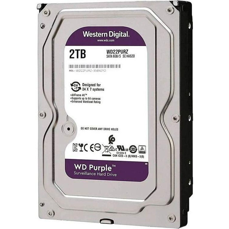 Жорсткий диск 3.5" 2TB WD (WD23PURZ) Ужгород - зображення 1