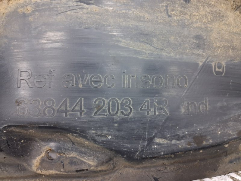 Подкрылок передний правый Renault Megane 3 1.5 DIESEL K9K 2008 (б/у) Київ - зображення 4