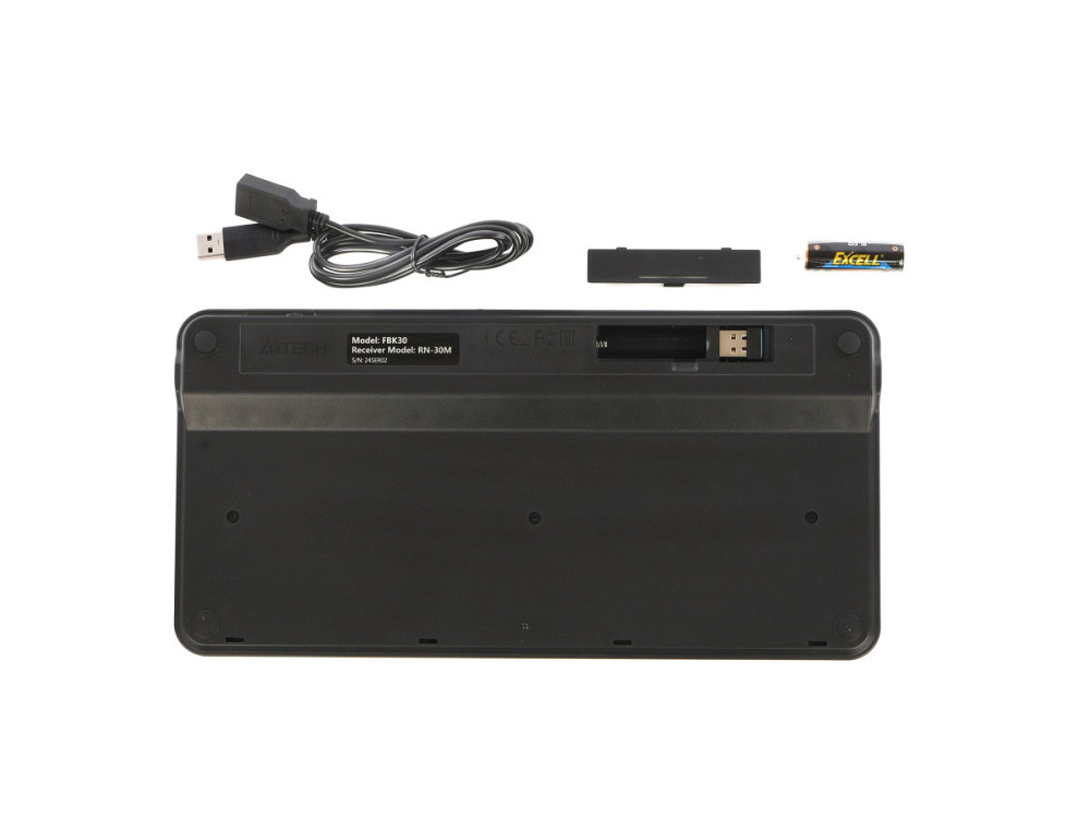 Клавиатура беспроводная A4Tech Fstyler FBK30(Black) черная Київ - зображення 6