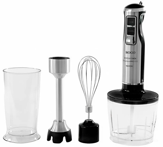 Блендер погружной SOGO SS-14495 1600 Вт серебристый Киев - изображение 1