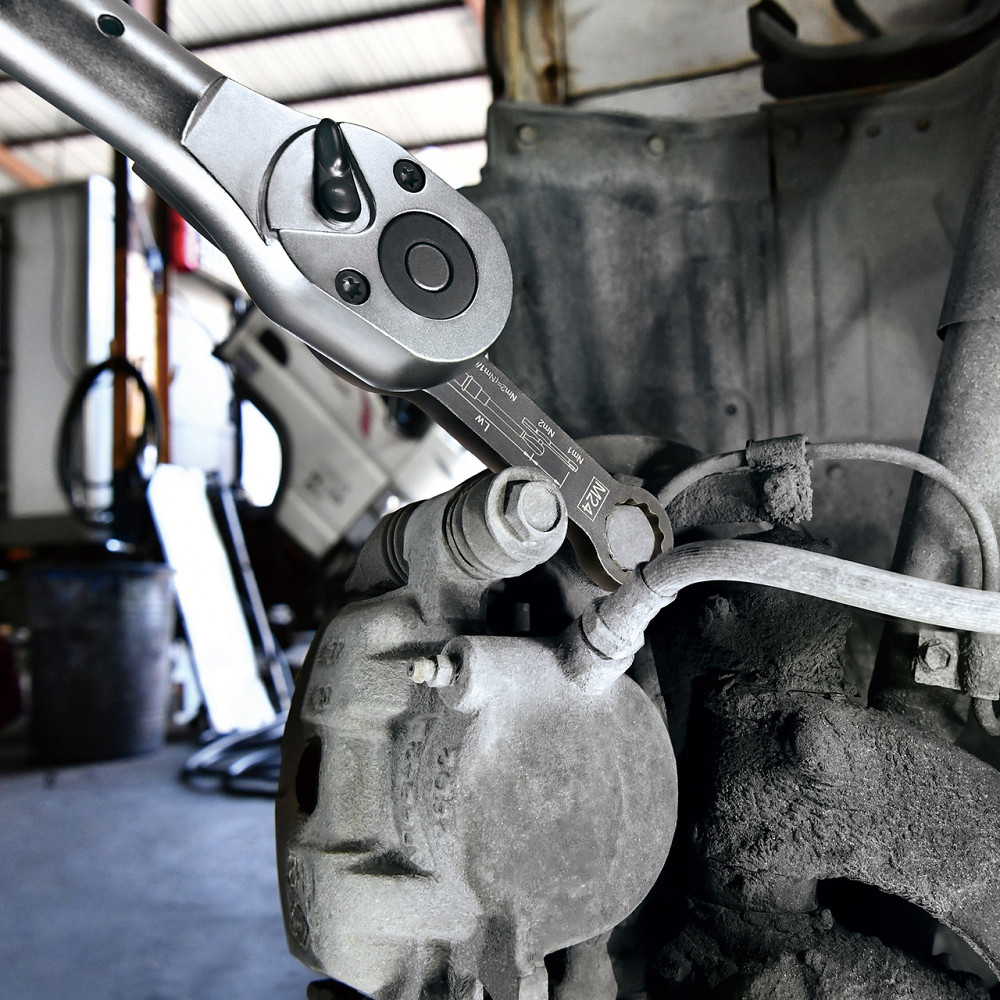 Ключ ударный 3/4" M24 для тормозного суппорта SAF  TOPTUL JEBT0224 Харків - зображення 2