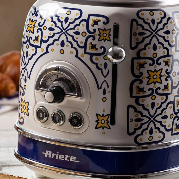 Тостер Ariete 155 CAPRI 810 Вт синий с белым Київ - зображення 3