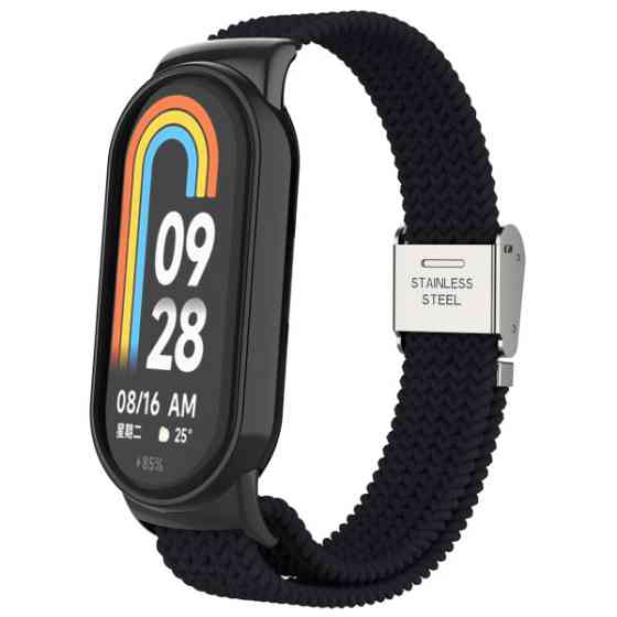 Ремінець ArmorStandart Braided Solo Loop для Xiaomi Smart Band 10/9/8 Black (ARM86879) (Код товару:4 Харьков