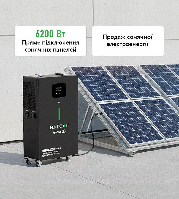 Зарядна станція HATCAT ALL-IN-ONE 4200 Вт 5120 Вт год LiFePO4 Київ - зображення 8