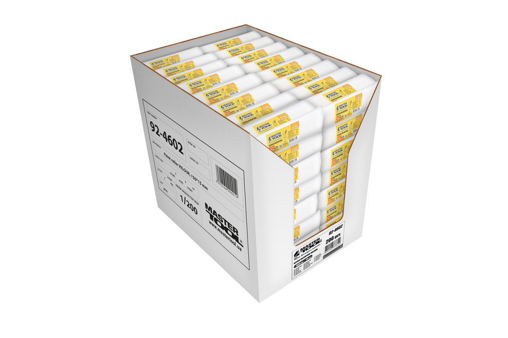 Валик малярный MASTERTOOL Velour 15/150/4 мм Ø 6 мм 92-4602_Р Харьков - изображение 4