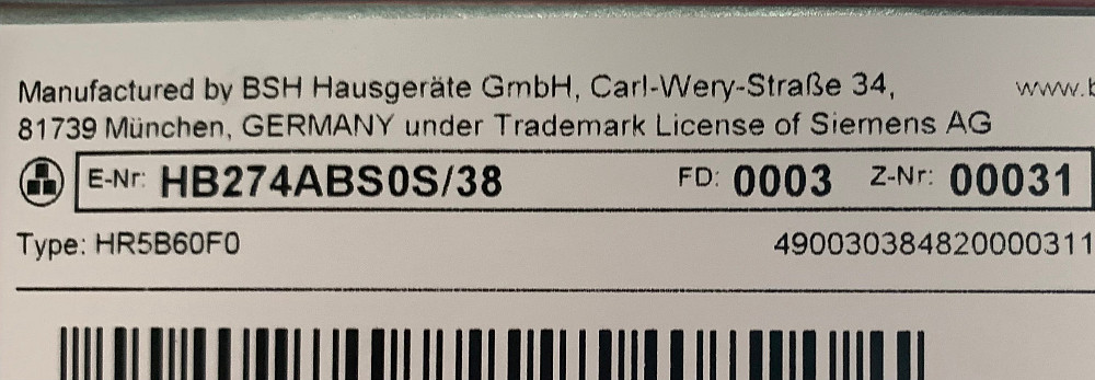 2020рік Духовка Siemens HB274ABS0S духовой шкаф піроліз Made in Germany Бережаны - изображение 4