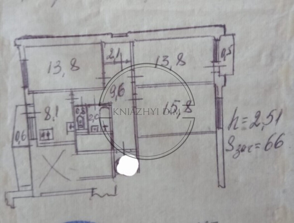 БЕЗ КОМІСІЇ! Продаж 3-кімнатна роздільна квартира, метро Святошин. № 21144462 Київ - зображення 2