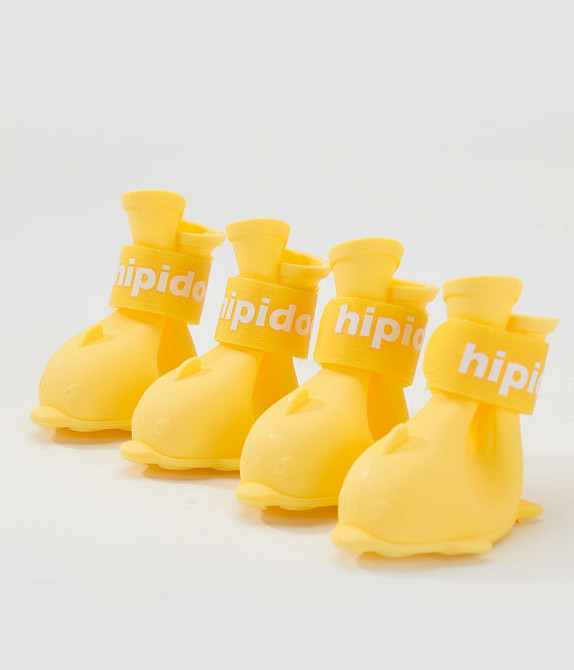 Черевики для собак на липучці 10858 L жовті Київ - зображення 1