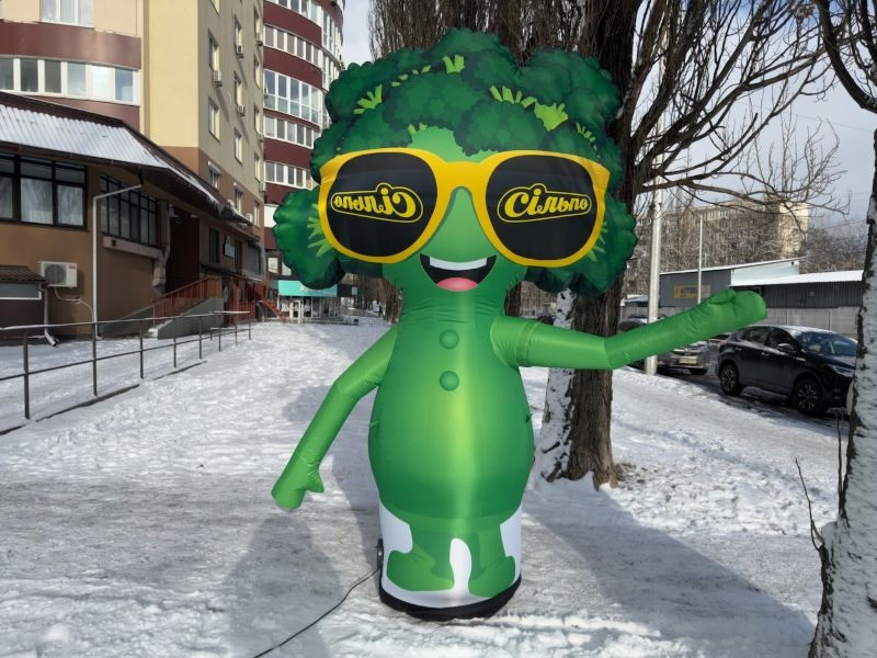 Зазивало надувна реклама для торгівлі, спорту, розваг. 3.4 метри Киев - изображение 8