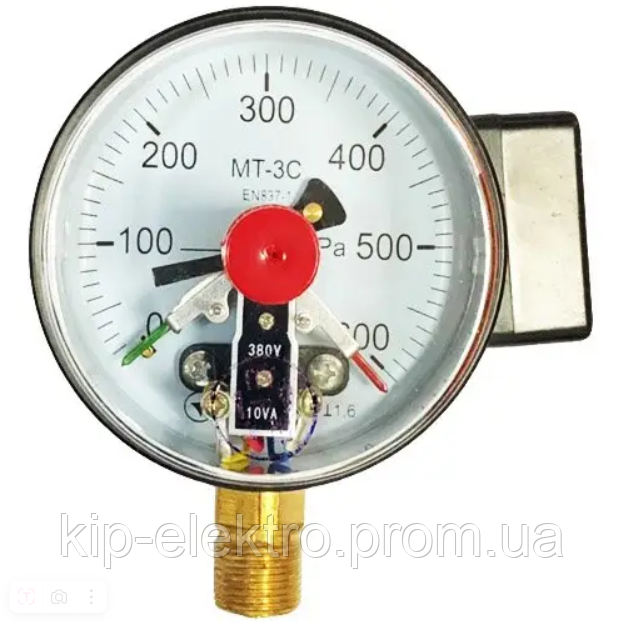 Манометр электроконтактный МТ-3С от 0 до 600 кПа (6 кгс/см2) - аналог ДМ2010СгУ2, ДМ2010-У2, ДМ2010ф Київ - зображення 6