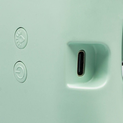 Вентилятор настольный бесшумный с подсветкой RGB Fan Colorful Desktop 19029 мятный Киев - изображение 3