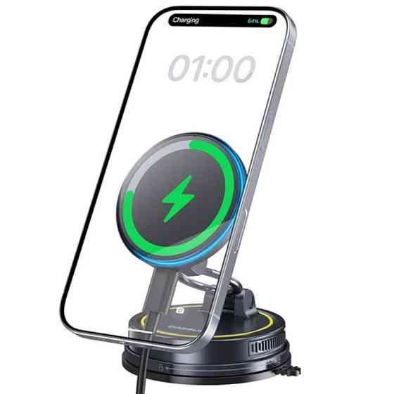 Автодержатель с БЗУ Baseus PrimeTrip VC2 Flex Pro Magnetic Wireless Charging (C0013F) Херсон