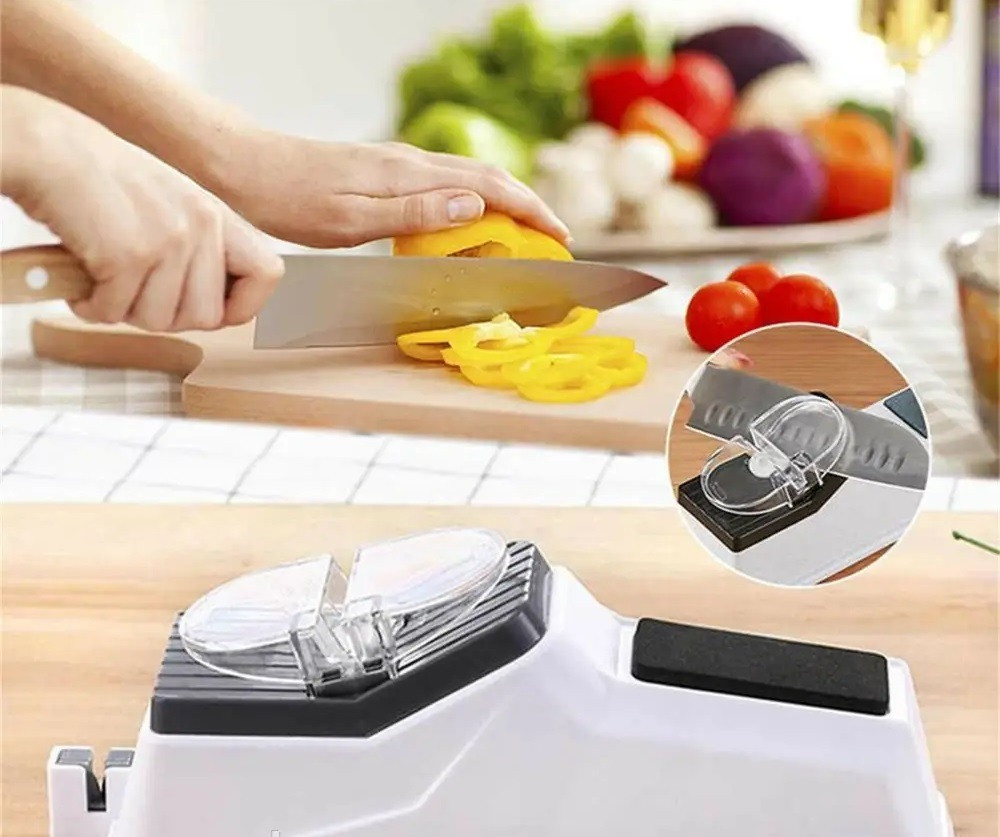 Точилка Електрична для ножів та ножиць Electric Knife Sharpener Косів - зображення 6