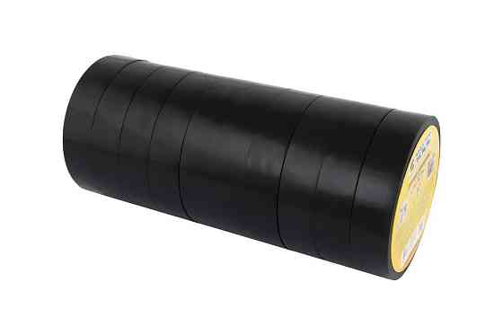 Лента изоляционная MASTERTOOL 17 мм 15 м 10 шт черная 44-9115 Харків