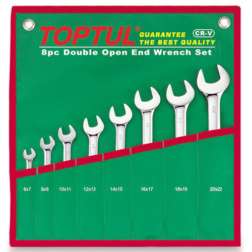 Набор ключей рожковых 6-22 мм TOPTUL 8 шт. GAAA0812 Харків - зображення 1